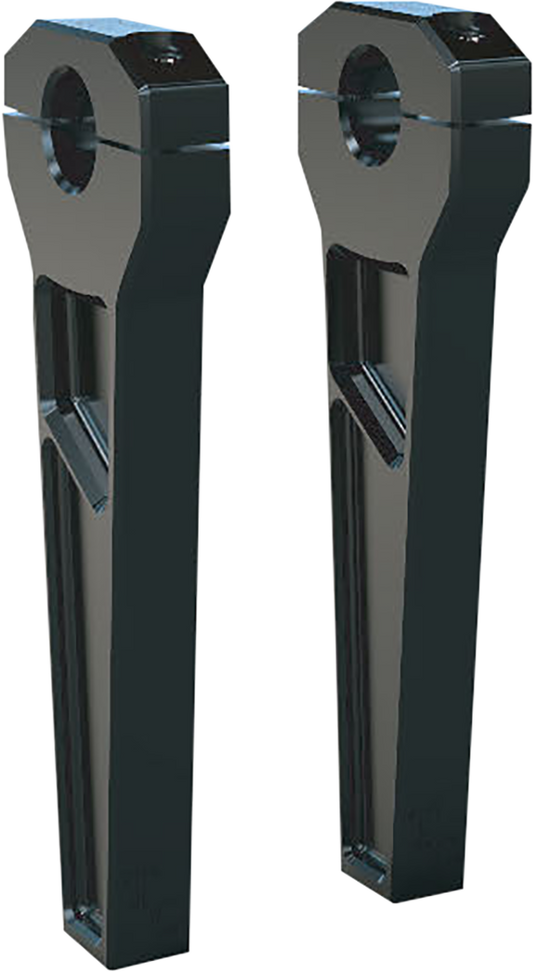 Todd's Cycle 1-1/8" Clamping Riser 8" Rise Black TD-R21-08B