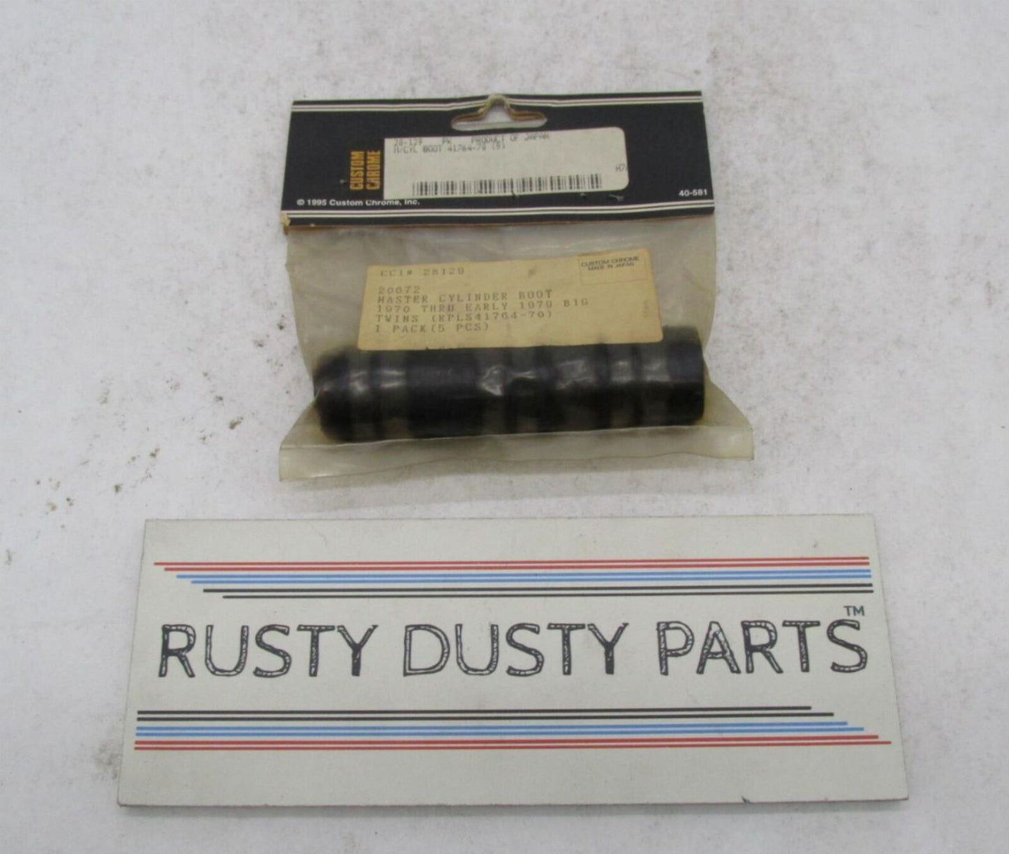 Lot of 3 Harley Davidson Custom Chrome Master Cylinder Boots 20672 41764-70