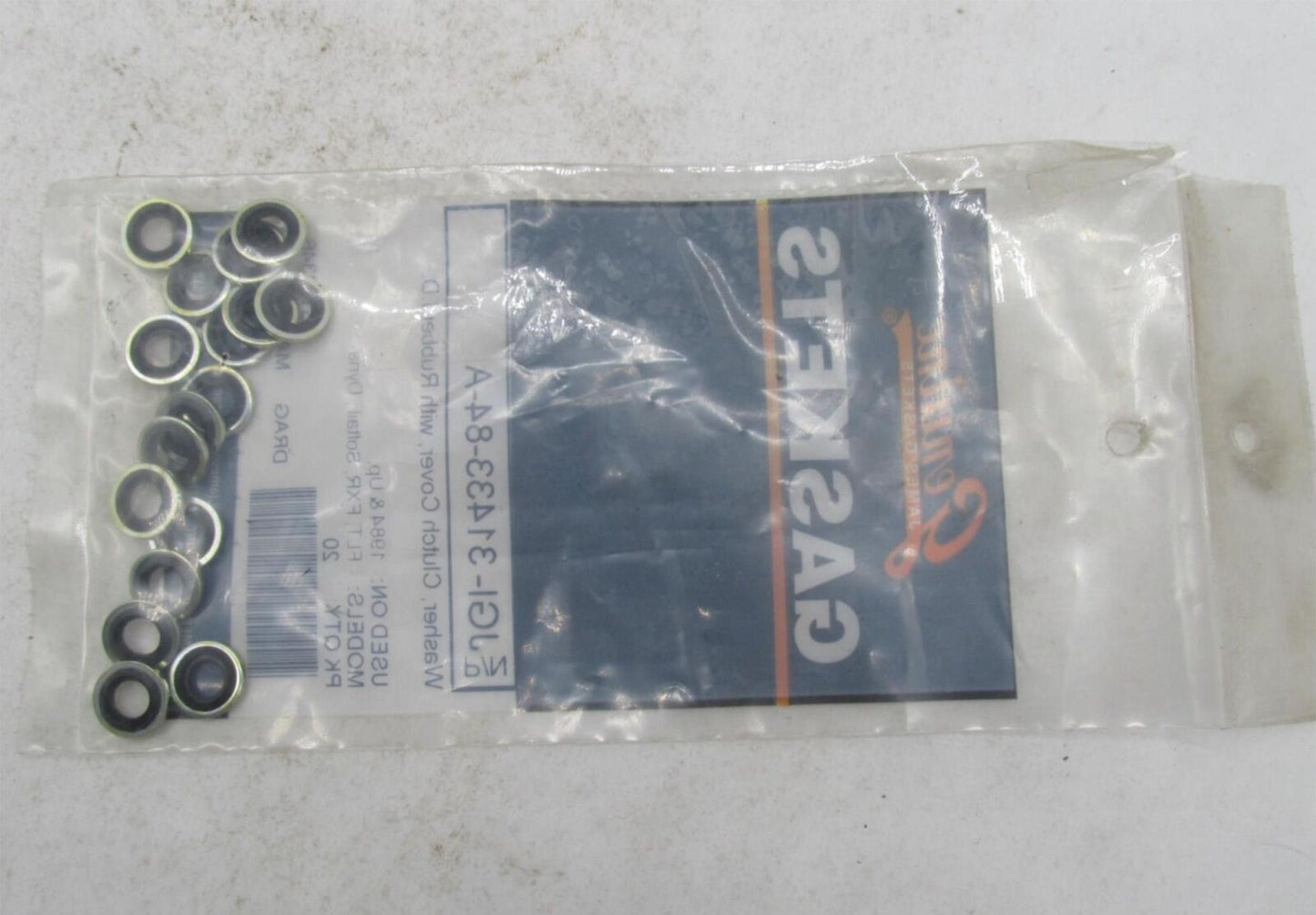 Lot of 17 Harley James Clutch Cover Washers w/ Rubber JGI-31433-84-A