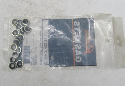 Lot of 17 Harley James Clutch Cover Washers w/ Rubber JGI-31433-84-A
