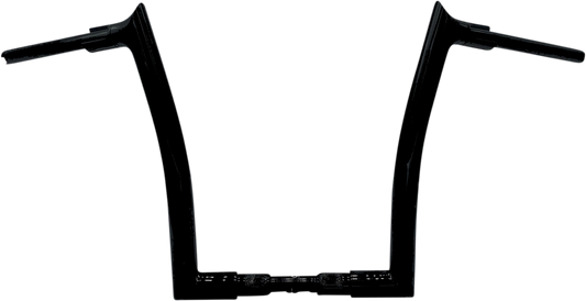 Fat Baggers, Inc. 1-1/2" EZ Install Pointed Top Handlebar 14" Black 808014-B