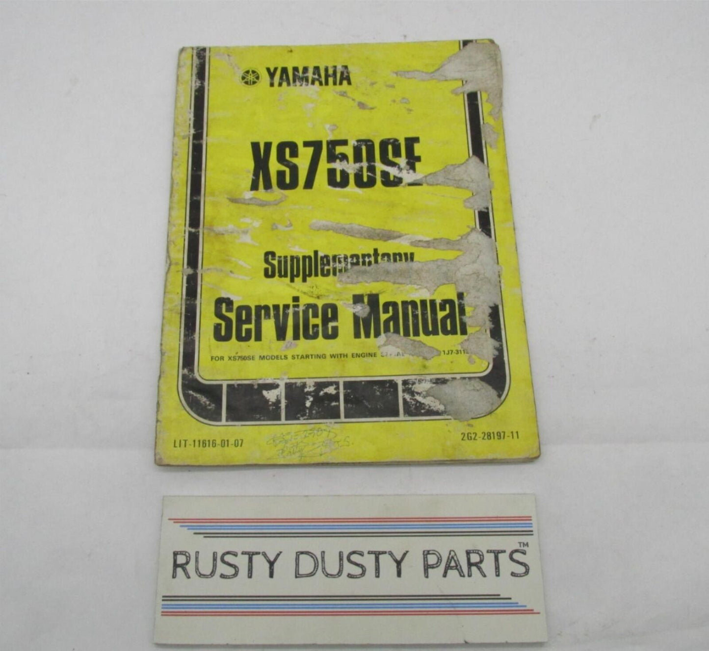Yamaha Vintage XS750SE Supplementary Service Manual LIT-11616-01-07