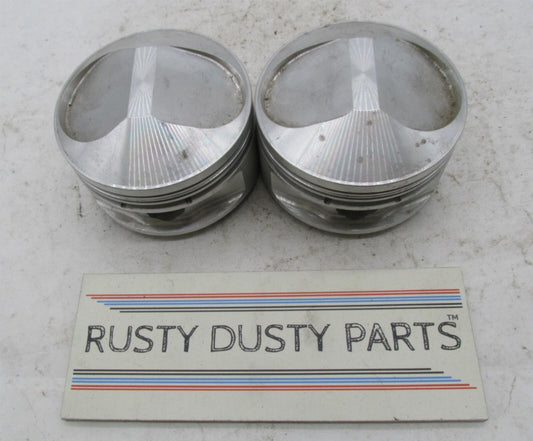 Pair of Harley Davidson Ross NOS High Performance Over Sized 392 Pistons