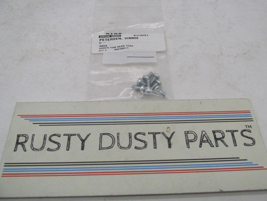 Lot of 7 Harley-Davidson Genuine NOS Pan Head Trox Screws 3656
