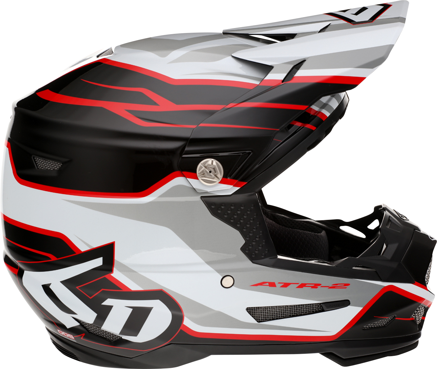 6D HELMETS ATR-2 Phase Helmet White Red 2XL 122839