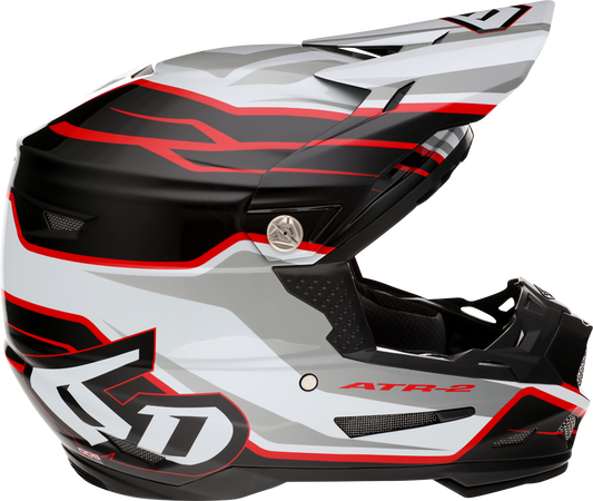 6D HELMETS ATR-2 Phase Helmet White Red 2XL 122839