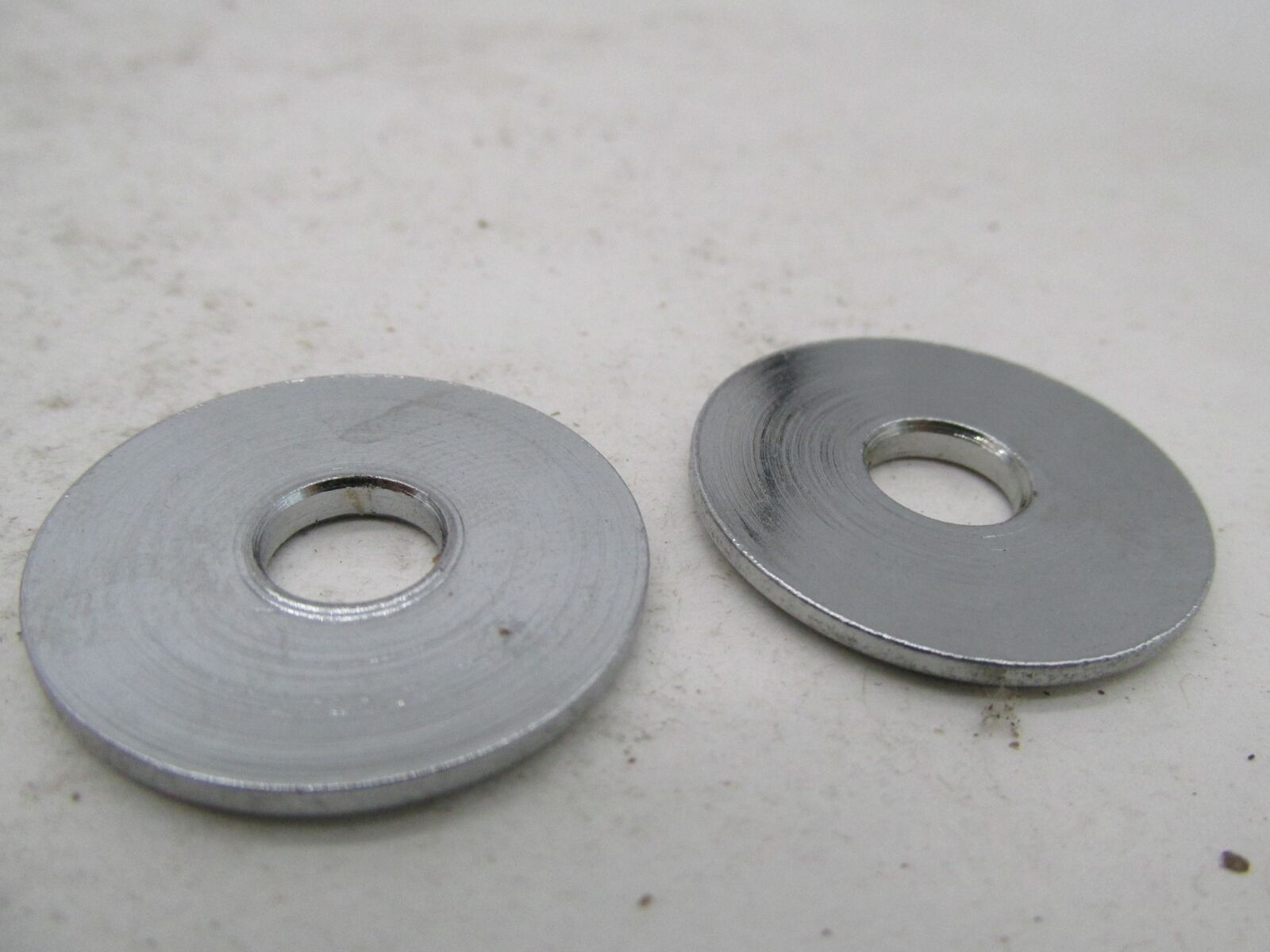 Lot of 2 Harley Aermacchi Genuine NOS Chrome Tank Mount Washers 61137-61P