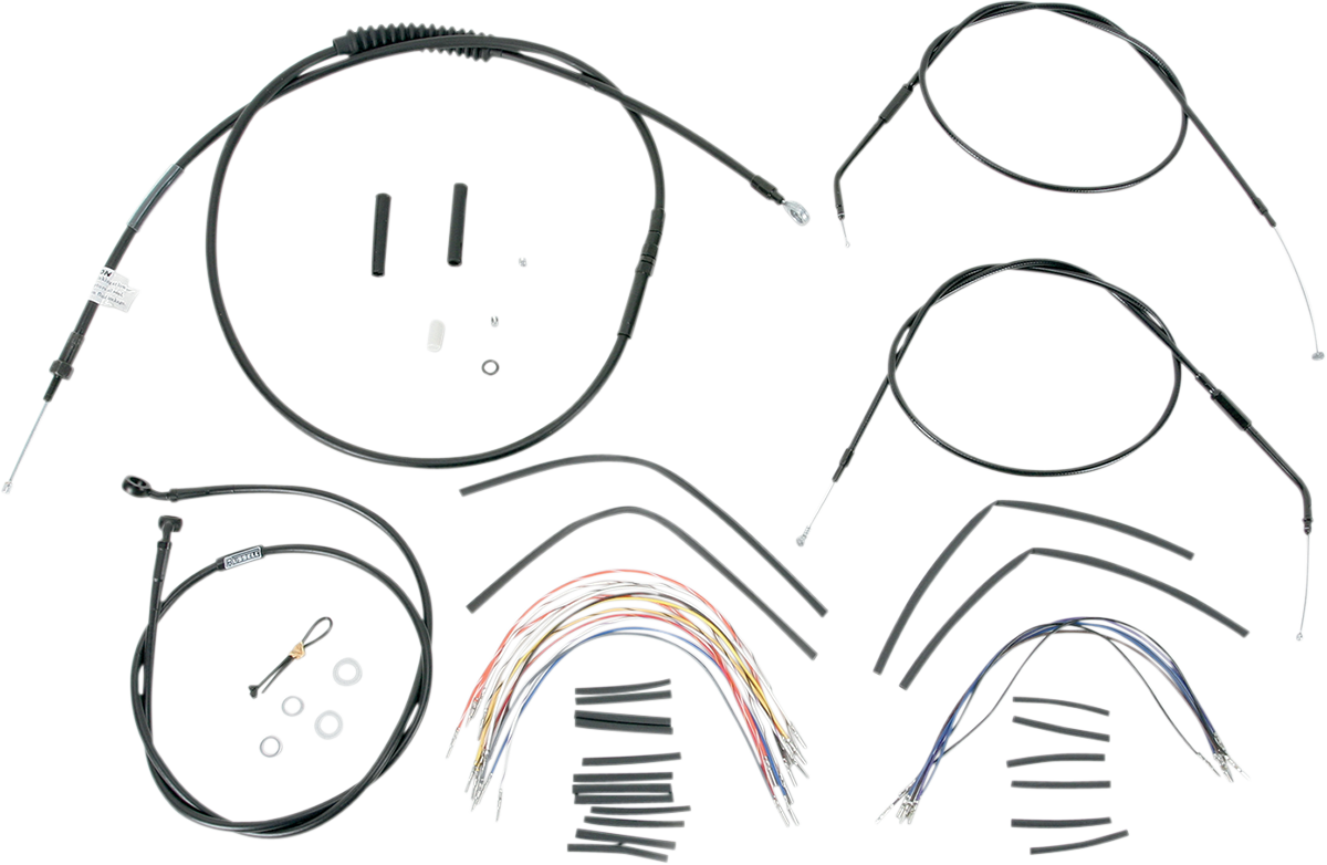 Burly Extended Cable/Brake Line Kit for Burly Ape Handlebars 14in B30-1000