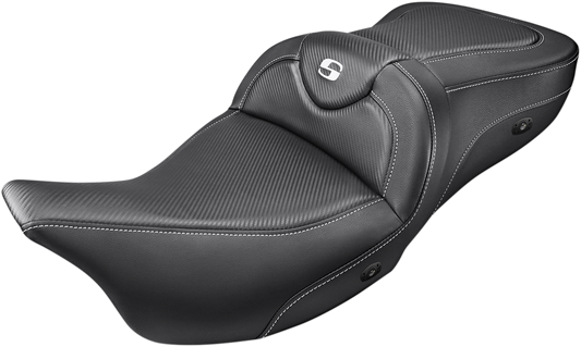 Saddlemen Heated RoadsofaCarbon Fiber Seat 808-07B-185HCT