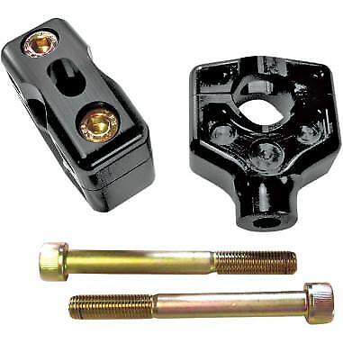 Joker Machine Dual Handlebar 2in. Riser Clamp Assembly Black 03-862B
