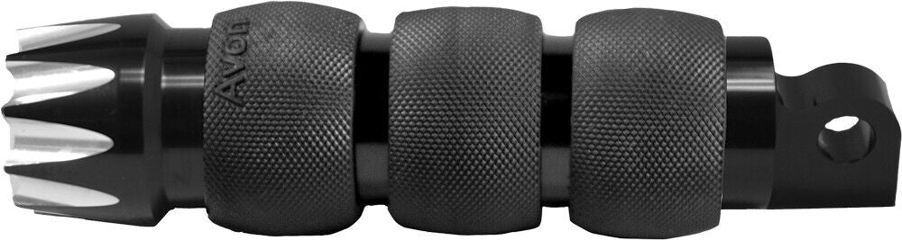 Avon Footpegs Black Air Cushion Excalibur FP-AIR-90-AN-EX