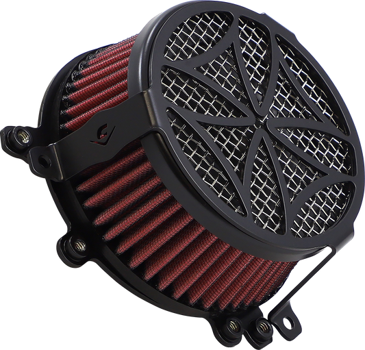 Cobra Air Cleaner Kit Black Cross 606-0100-02B-SB