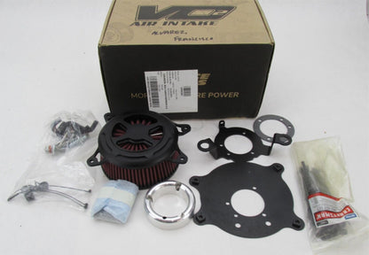 Vance & Hines NOS VO2 X Black Air Cleaner Intake Kit VH7169 42061
