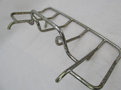 Used Motorcycle Chrome Patina Luggage Rack 22" x 12"