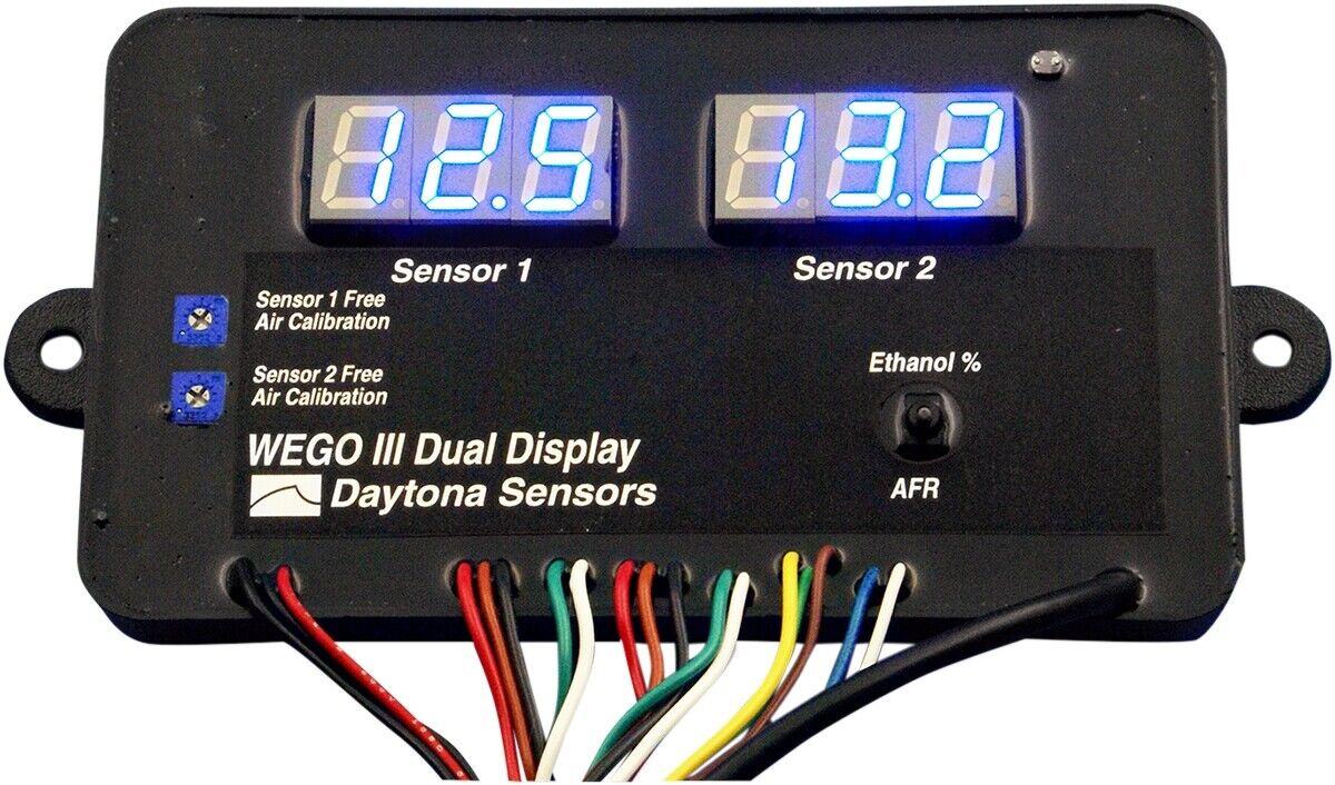 Daytona WEGO III Dual Channel Wide-Band Exhaust Gas Oxygen Sensor System 112005