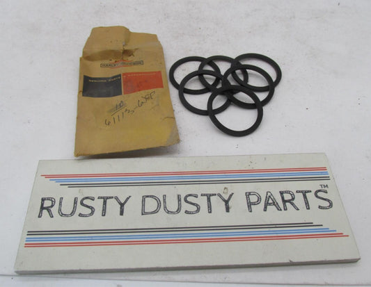 Lot of 6 Harley Aermacchi Genuine NOS Gas Tank Filler Cap Seals Gasket 61113-65P