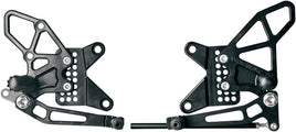 Vortex Adjustable Rear Set Version 2 Black RS-416K