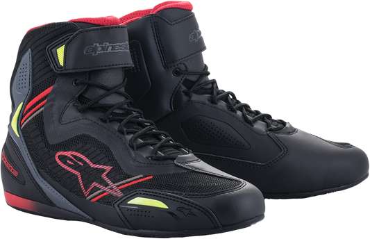 Alpinestars Faster-3 Rideknit Shoes Black/Red/Yellow 13 251031913613-13