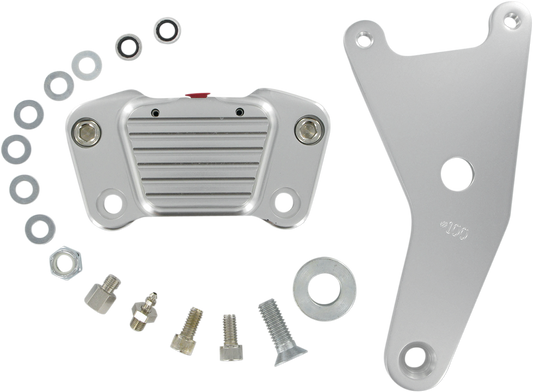 GMA Engineering 2-Piston Custom Rear Calipers Classic Clear Anodized GMA-100