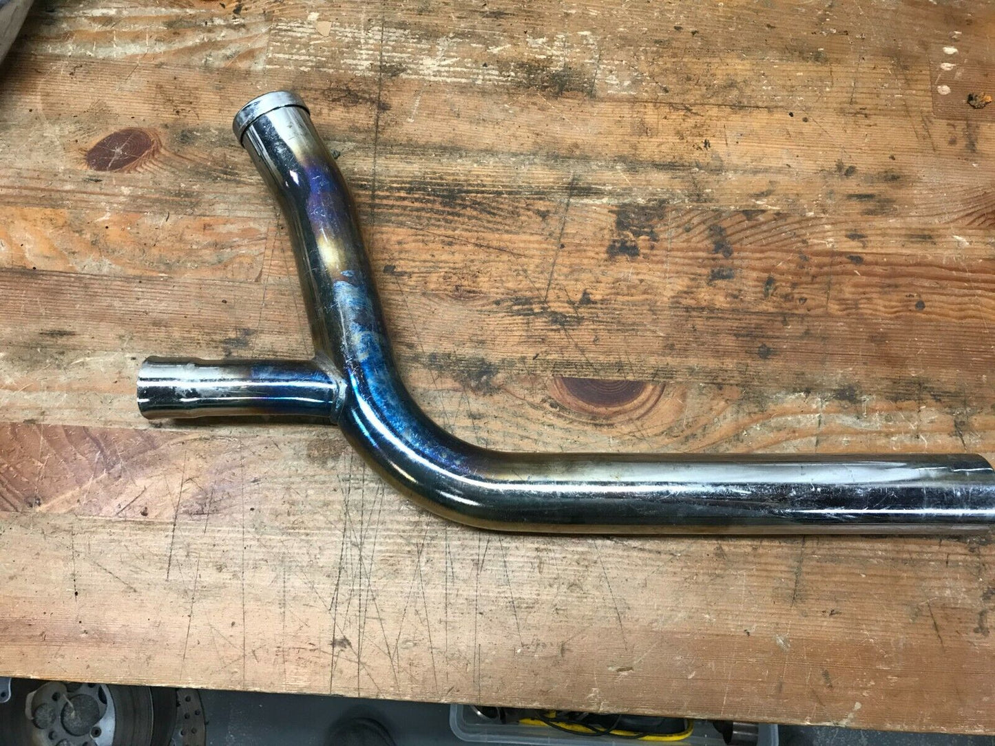 OEM Harley Davidson EVO FLSTF Left Rear Cylinder Exhaust Header Pipe