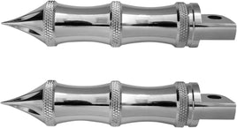 Accutronix Tribal Footpegs Chrome RP111-LC