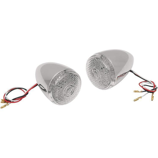 Drag Specialties Rear Deuce-Style DOT-approved LED Turn Signal Kit 2020-0278