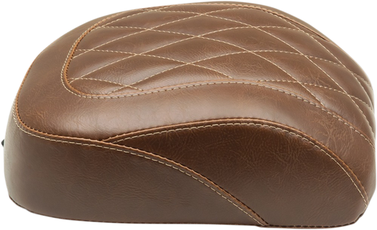 Mustang Wide Tripper Solo Seat Brown Diamond 83060