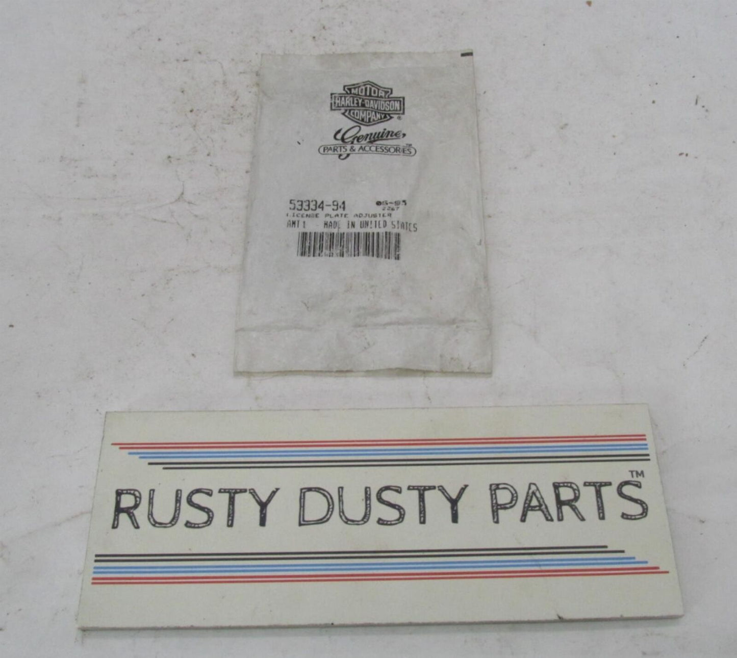 Harley-Davidson Genuine NOS License Plate Adjuster Support Bracket 53334-94