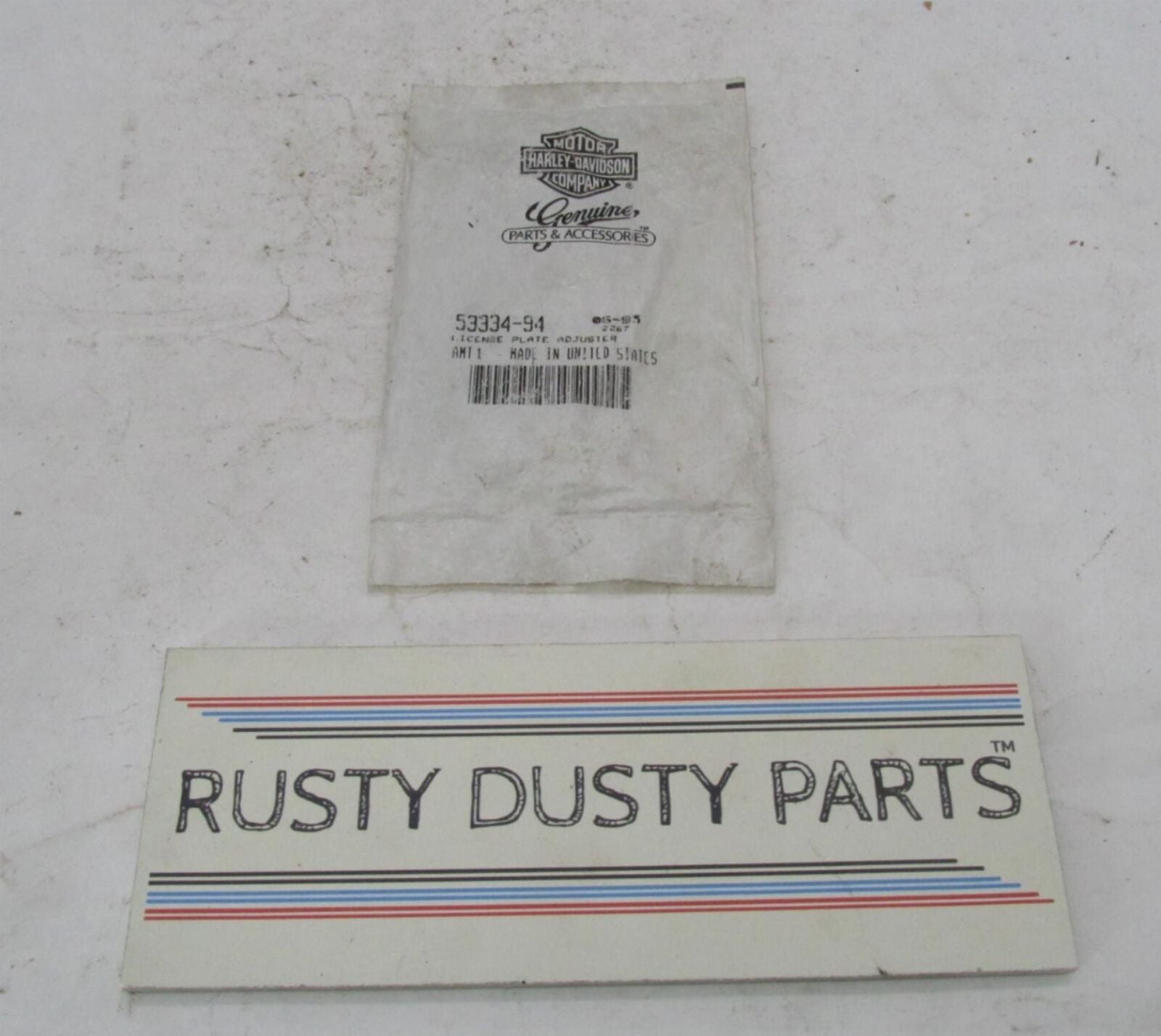 Harley-Davidson Genuine NOS License Plate Adjuster Support Bracket 53334-94