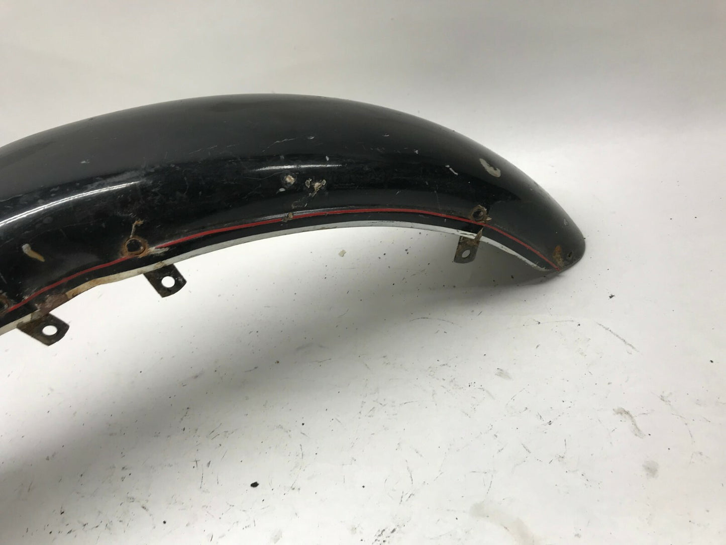 Vintage Harley Davidson Ironhead Front 5"  Fender Black no Dents Metal