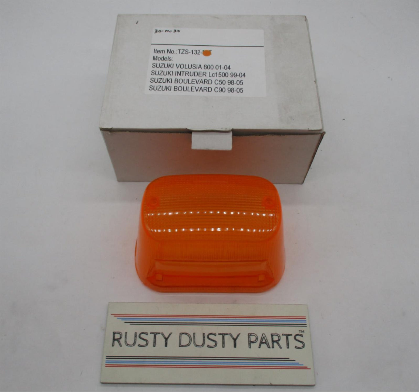 Topzone Suzuki Intruder Orange Amber Taillight Lens TZS-132