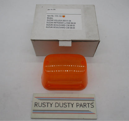 Topzone Suzuki Intruder Orange Amber Taillight Lens TZS-132