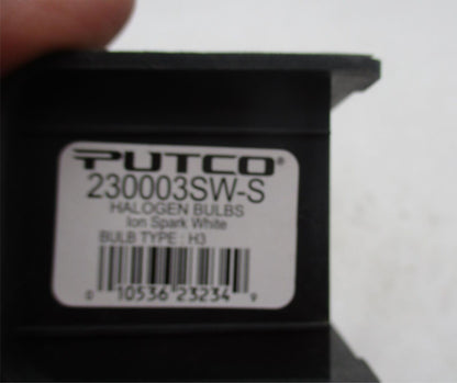 Putco Halogen H3 12V 55W 3800K Headlight Ion White Bulb 230003SW-S