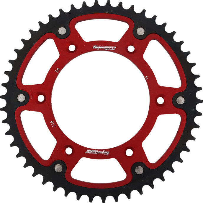 Supersprox Rear Stealth Sprocket 50T Red RST-210-50-RED