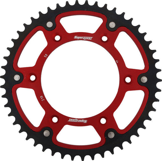Supersprox Rear Stealth Sprocket 50T Red RST-210-50-RED