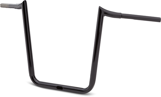 LA Choppers 1 1/4" Hefty Prime Ape Handlebars Black 18" End rise LA-7353-18B