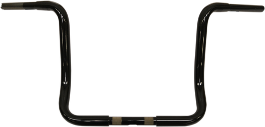 LA Choppers 1 1/4" Ape Hanger Handlebars 12" Black LA-7321-12B