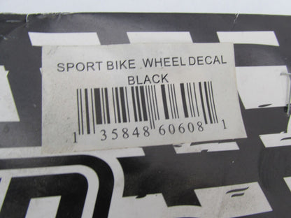 Face Lift Unlimited Sport Bike Black Wheel Decals Striping