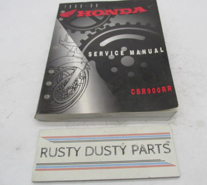 Honda Official Facotry 1996-1998 CBR900RR Service Manual Book