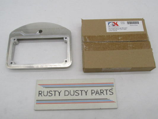 Harley Chopper KustomWerkz Machined Taillight License Plate Bracket 76199
