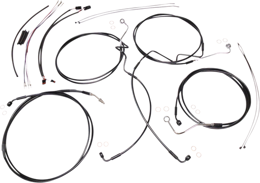 Magnum XR Stainless DOT Handlebar Installation Kits 12" - 14" 486341