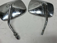 Harley Davidson Mirrors oem stock Chrome set pair Used Pre-Owned cracked glass