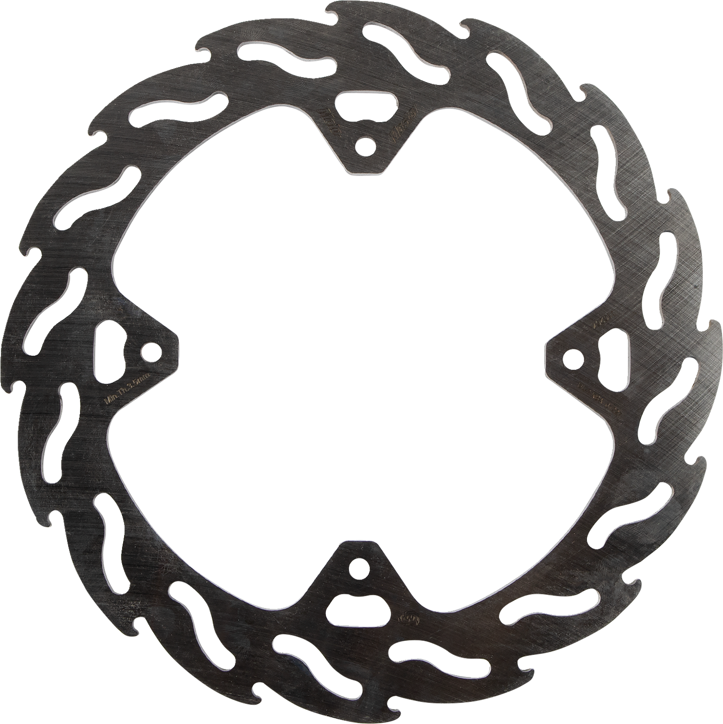 Moto-Master Flame Brake Rotors Rear 110207-PU