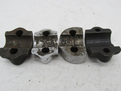 Mixed lot of Vintage BSA Triumph TR6 T140 T120 Front Axle Fork Clamps Caps