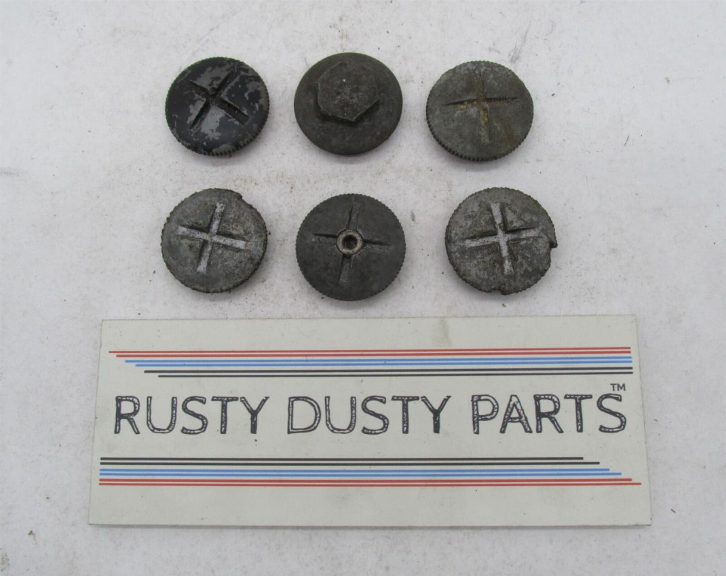 Mixed Lot of 6 Vintage Original Triumph BSA Rocker Caps T100 T120 TR6