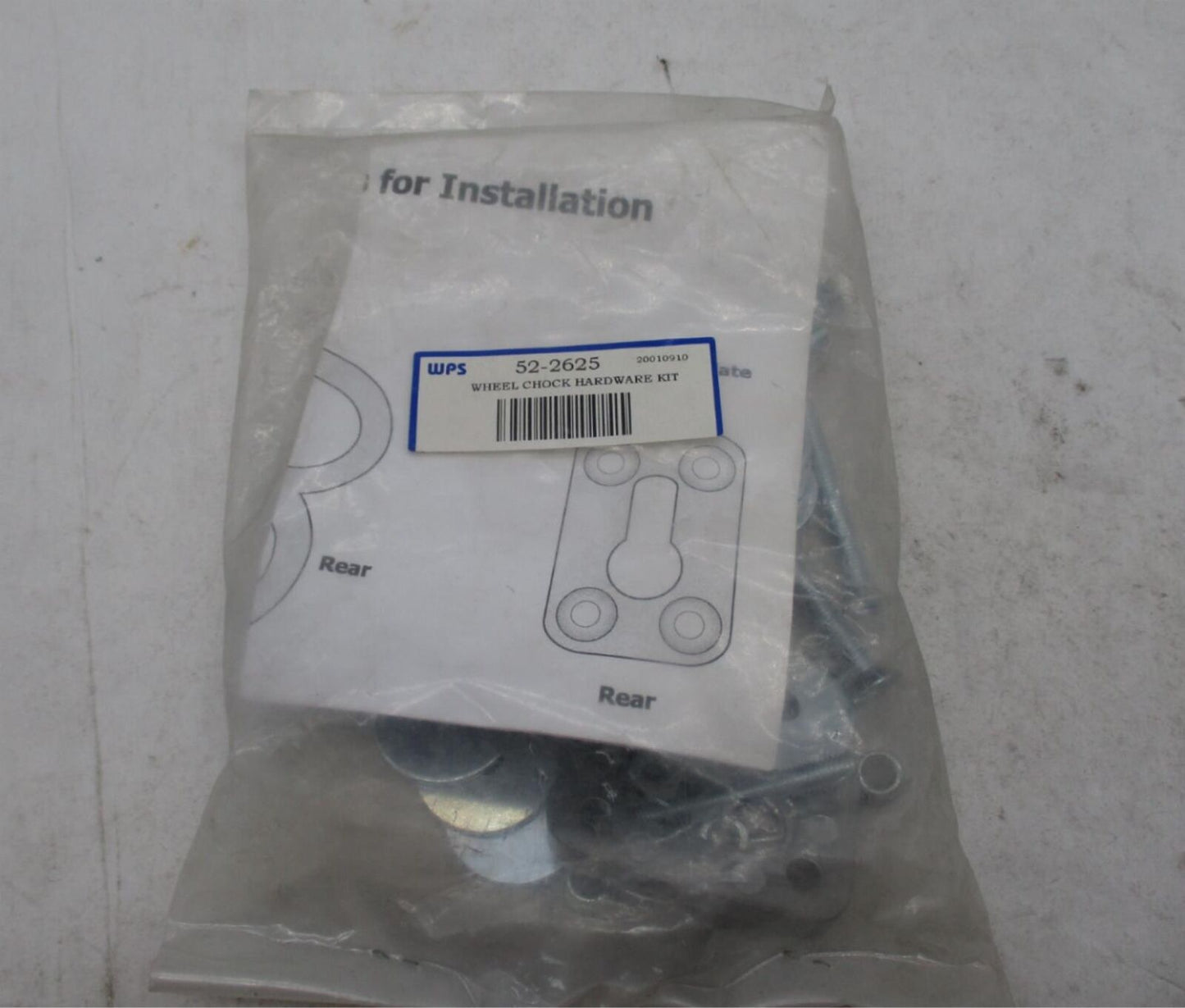 Fire Power Motorcycle Wheel Chock Hardware Kit 52-2625