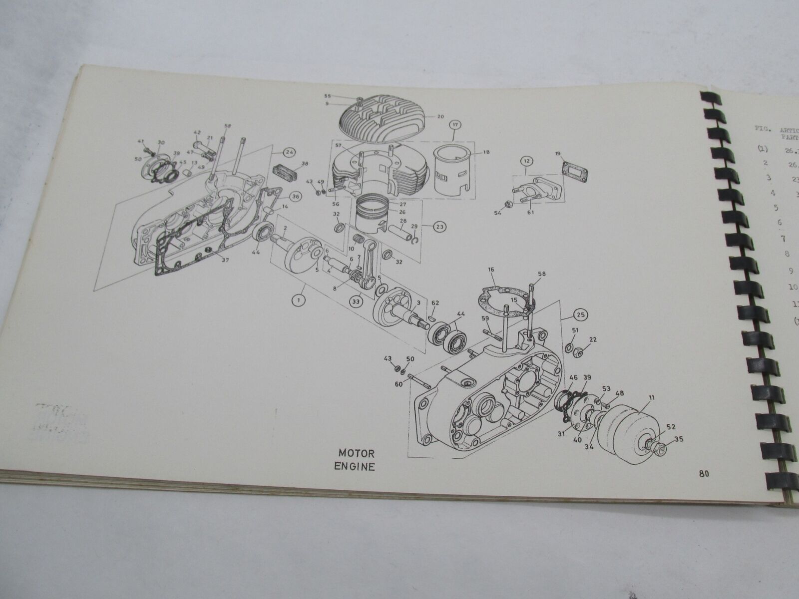 Bultaco Original Factory 1971 Sherpa T Parts List Catalog Book 80.32-117