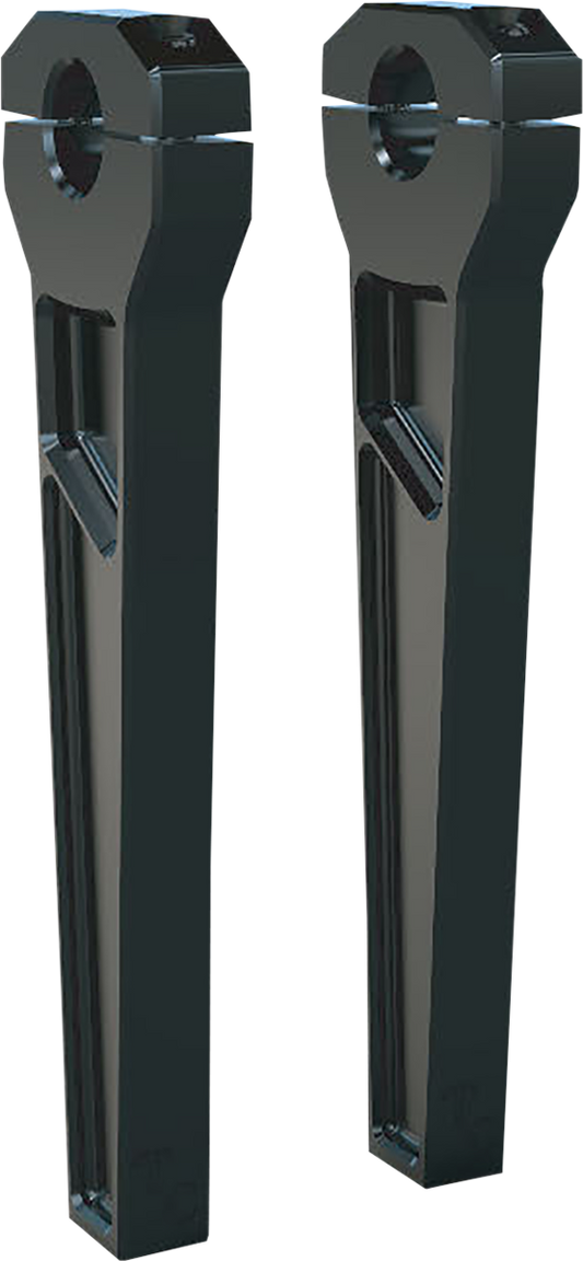 Todd's Cycle 1-1/8" Clamping Riser 10" Rise Black TD-R21-10B