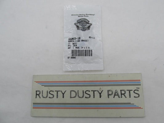 Harley-Davidson Genuine NOS Black Saddlebag Bumper Bracket 66069-10
