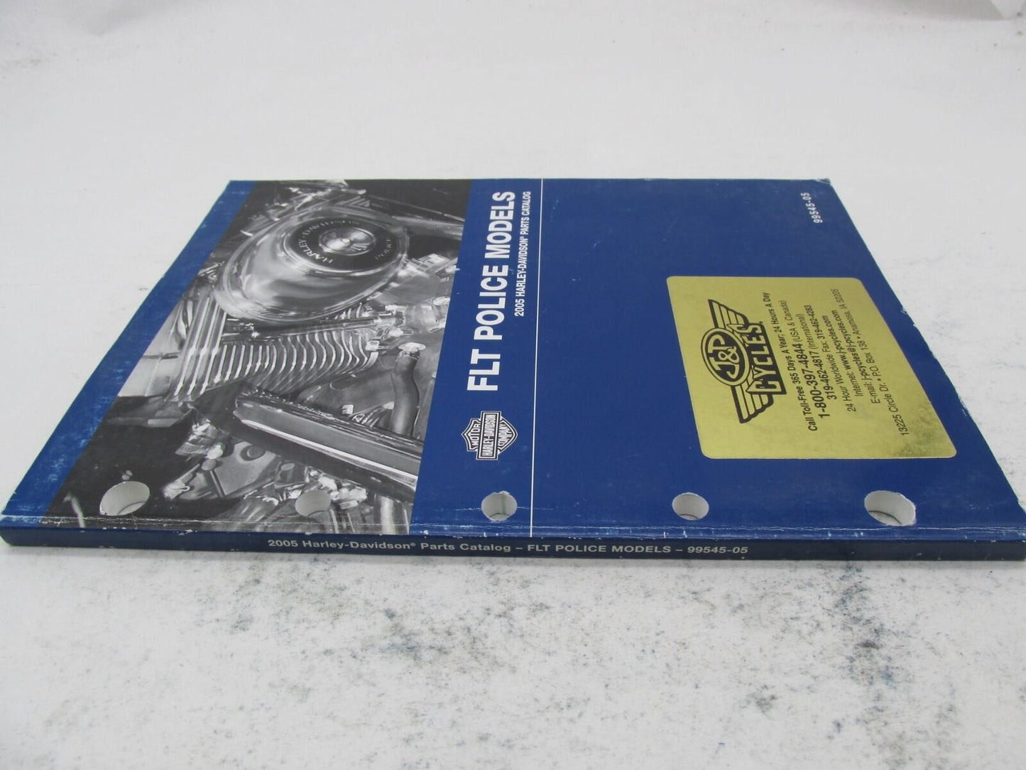 Harley-Davidson Official Factory 2005 FLT Police Parts Catalog 99545-05
